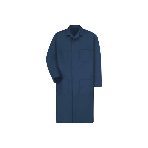 Red Kap Men's Shop Coat Long Sleeve Regular-50 Navy KT30
